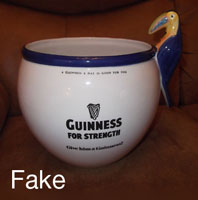 Fake Carlton Ware Guinness 