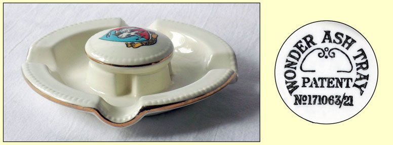 Carlton Ware Wonder Ash Tray backstamp