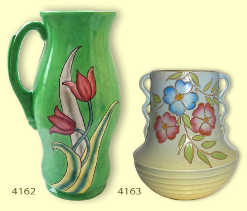 TUBE-LINED TULIP 4162 & Tube-lined Sprig 4163