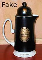 Fake Carlton Ware Guinness OSLO coffee ware