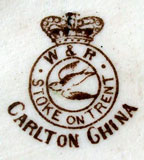 Carlton Heraldic China Backstamp