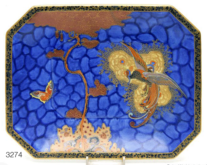 CHINESE BIRD & CLOUD 3274 OCTAGON CAKE