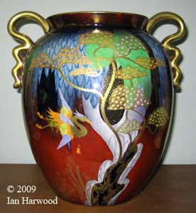 Heron & Magical Tree 4159 vase.