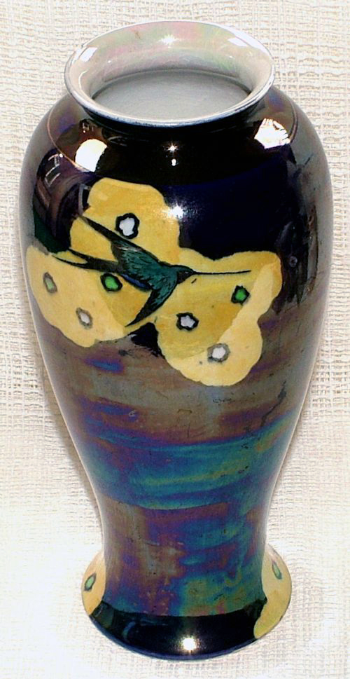 Carlton Ware's SWALLOW & CLOUD unfinished vase.